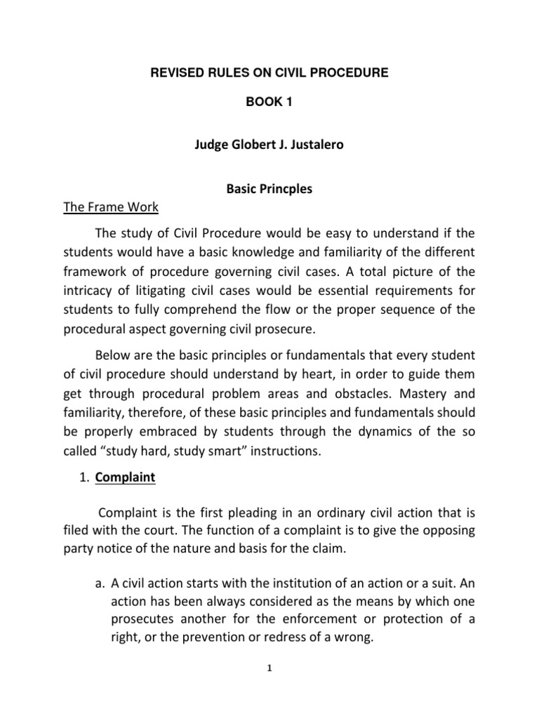 2019 Rules On Civil Procedure Converted 1 Pdf Lawsuit In Rem