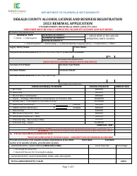 2023 Dekalb County Georgia United States Alcohol License And