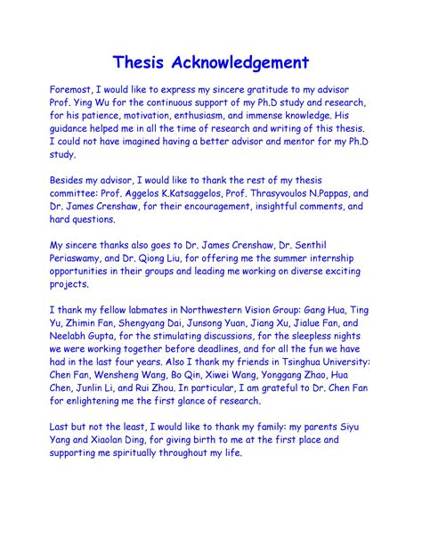 Acknowledgements