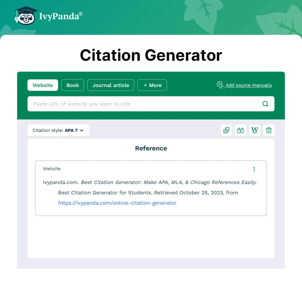 Apa 7Th Edition Citation Generator Make Apa In Text Citations Easily