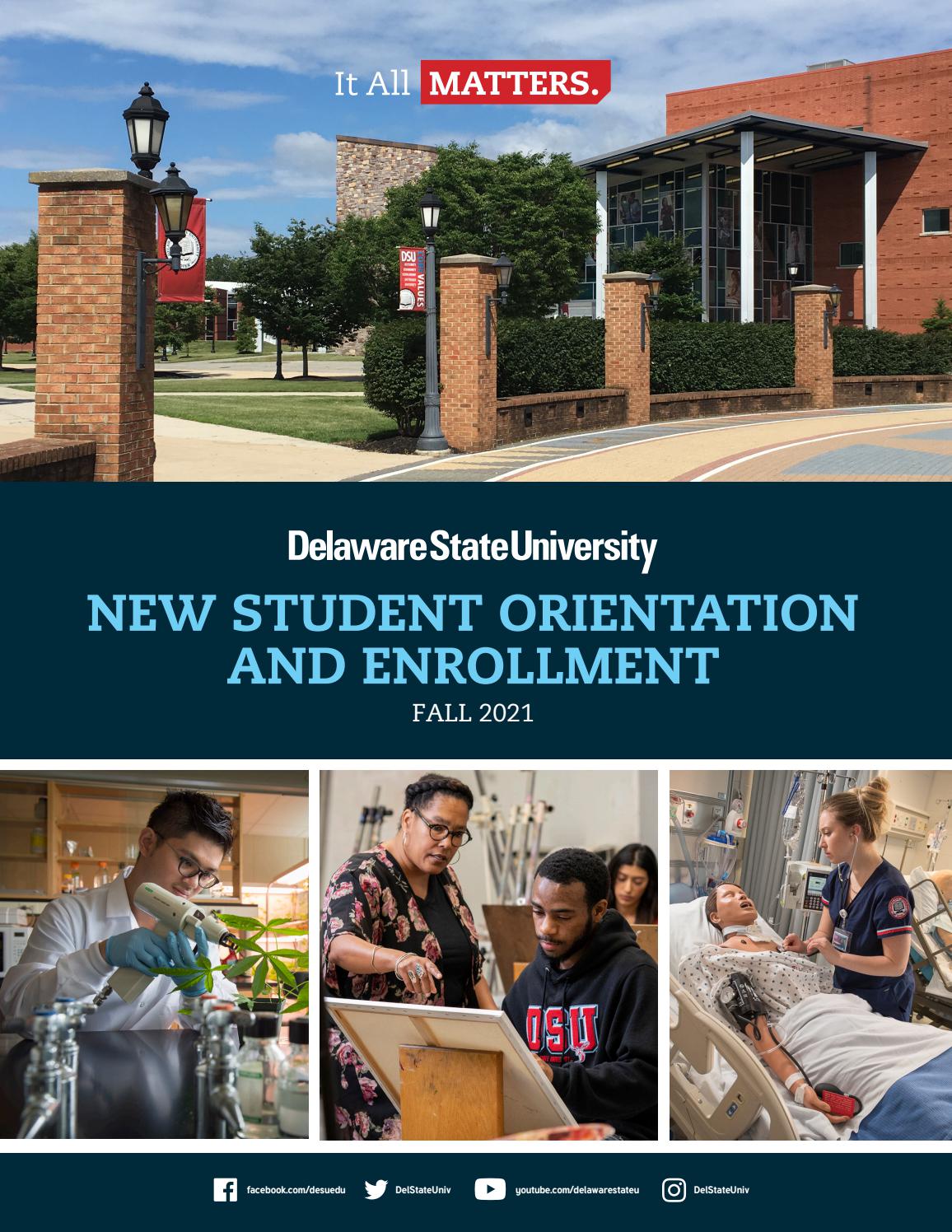 Delaware State University Fall 2023 New Student Orientation By