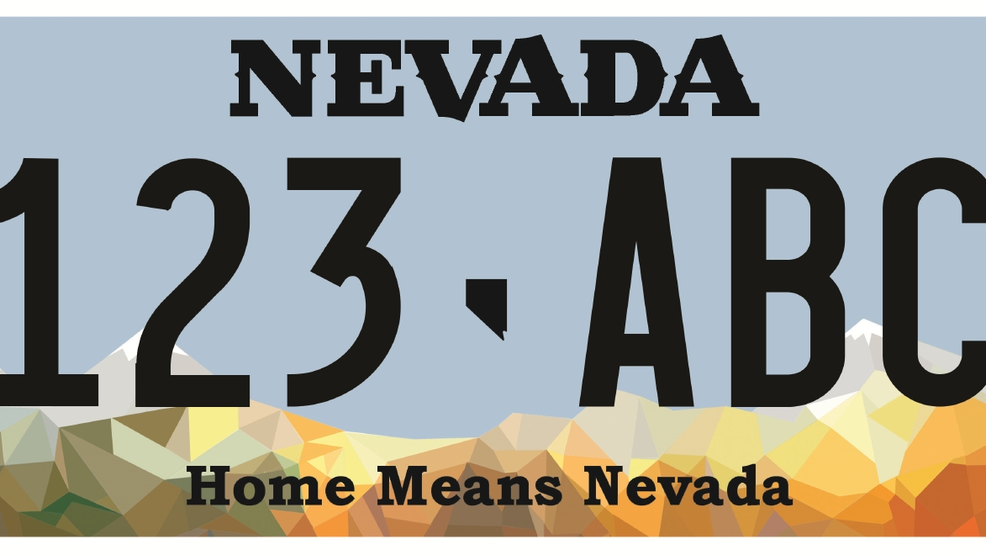 Dmv Unveils New Standard Amp 39 Home Means Nevada Amp 39 License Plate Krnv