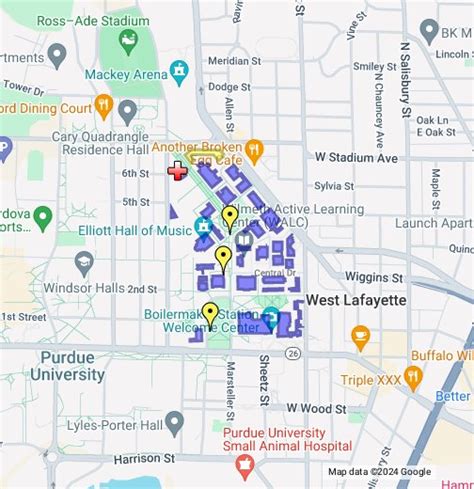 How To Find Purdue University West Lafayette Address? Map Inside